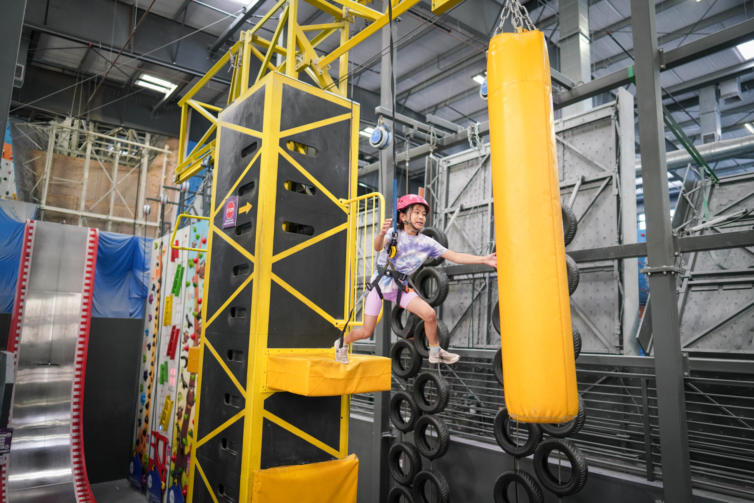 Young climber in Sender City