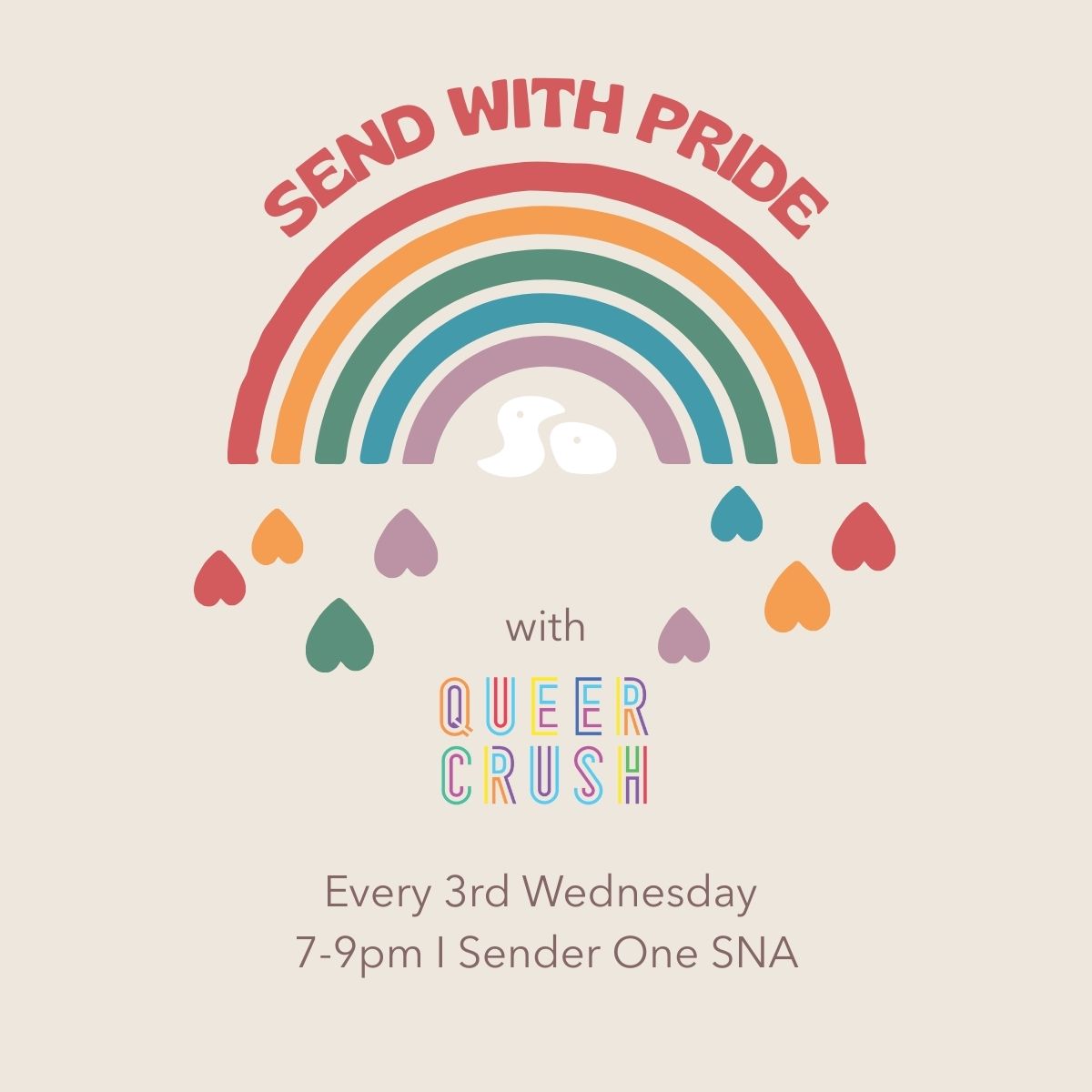Send With Pride Meetup Flyer