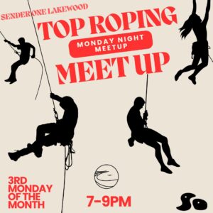 Monday Night Meetup (Top Rope) Flyer